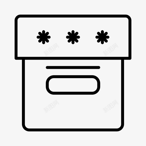 保险箱电器家用电器图标svg_新图网 https://ixintu.com 保险箱 家用电器 工具 电器