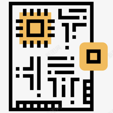 原型板机器人工程3黄影图标图标