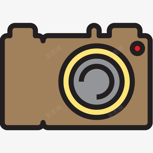 数码相机相机9线性彩色图标svg_新图网 https://ixintu.com 数码相机 相机9 线性彩色