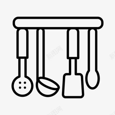 厨房工具电器设备图标图标