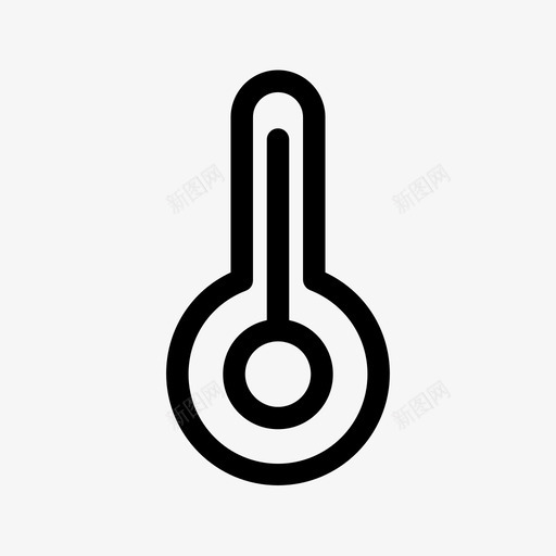 温度计温度夏季卷2图标svg_新图网 https://ixintu.com 夏季卷2 温度 温度计