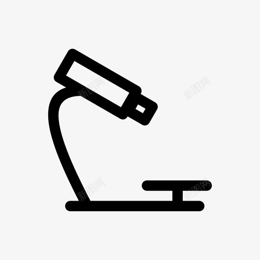 显微镜教育观察图标svg_新图网 https://ixintu.com 工具和器具 教育 显微镜 科学 观察