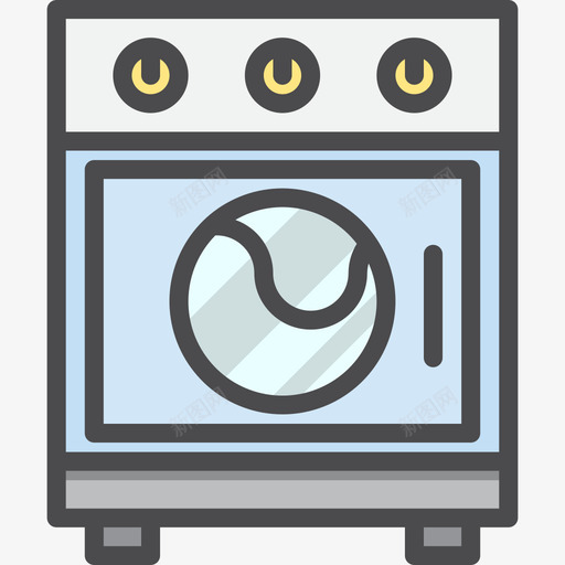 洗衣机清洗设备3线性颜色图标svg_新图网 https://ixintu.com 洗衣机 清洗设备3 线性颜色