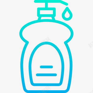 液体肥皂卫生19梯度图标图标