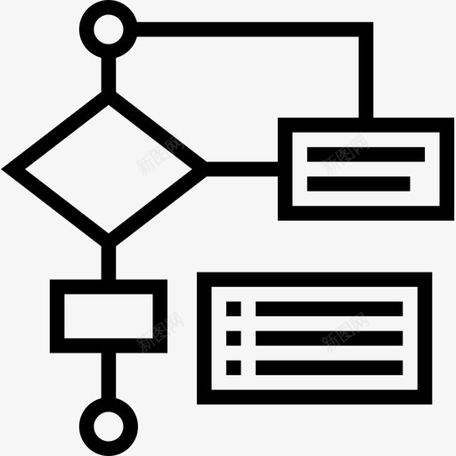 结构编程31线性图标svg_新图网 https://ixintu.com 线性 结构 编程31