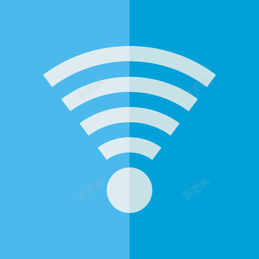 没有Wifi公共标志平坦图标svg_新图网 https://ixintu.com 公共标志 平坦 没有Wifi