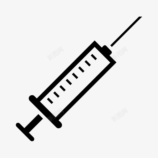 注射器治疗医生图标svg_新图网 https://ixintu.com 医生 医院 治疗 注射器 疫苗 药品