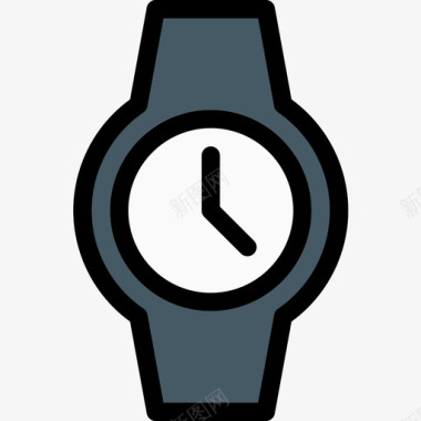 手表时间48线性颜色图标图标