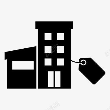 房地产建筑商业图标图标