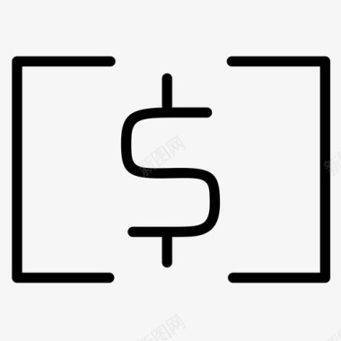 货币美元钞票美元符号图标图标