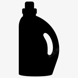 塑料包装瓶一次性瓶液体容器塑料罐图标高清图片