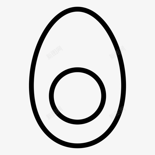 鸡蛋煮鸡蛋吃图标svg_新图网 https://ixintu.com 吃 快餐 煮鸡蛋 鸡蛋
