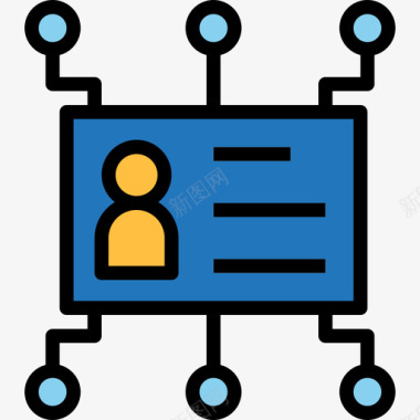 剖面图gdpr12线型颜色图标图标