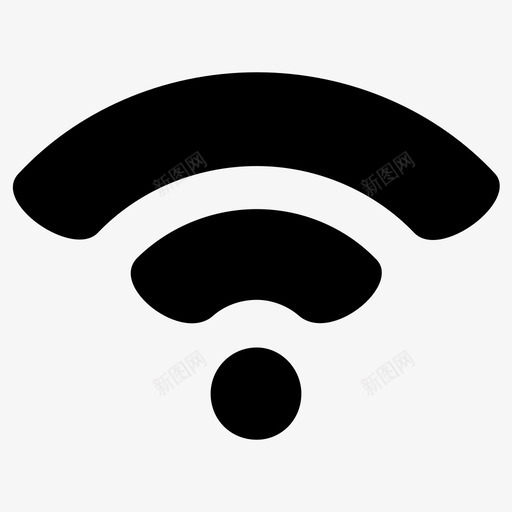 信号条形信号广播图标svg_新图网 https://ixintu.com 信号 广播 无线 条形信号 网络 连接