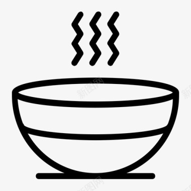 碗烹饪饮食图标图标