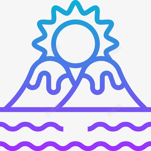 日出天气156坡度图标svg_新图网 https://ixintu.com 坡度 天气156 日出