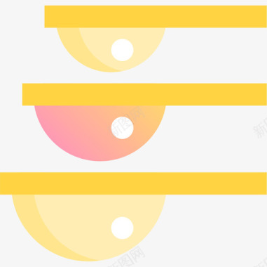 勺子烹饪55黄色图标图标