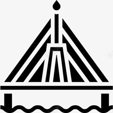 桥泰国符号4字形图标图标
