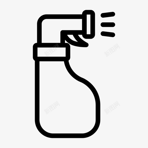 喷雾器清洁器清洁图标svg_新图网 https://ixintu.com 喷雾器 清洁 清洁器 清洁工具