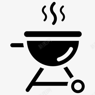烤炉煤炉窑炉图标图标