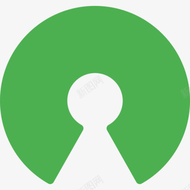 开源logo和品牌flat图标图标