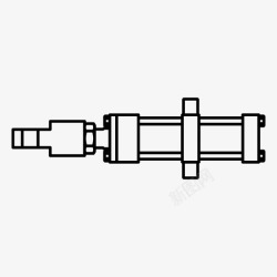 ca气缸液压气动图标图标
