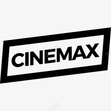 Cinemax电影和电视标识2线性图标图标