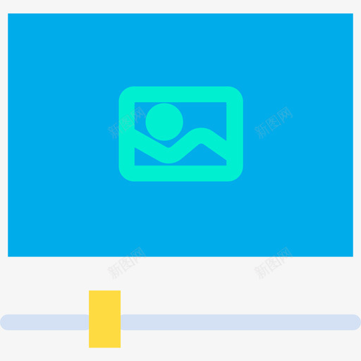 视频播放器多媒体34平板图标svg_新图网 https://ixintu.com 多媒体34 平板 视频播放器