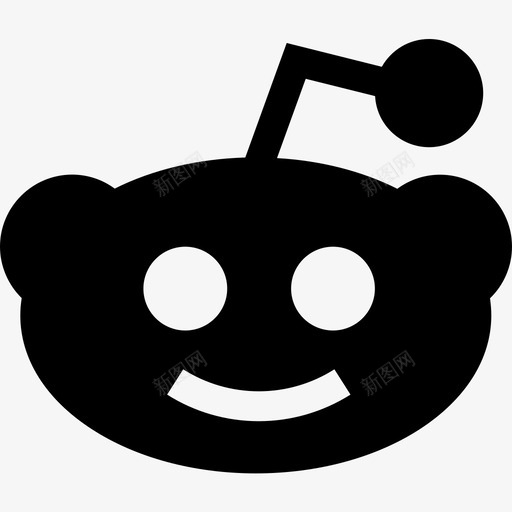 Reddit社交媒体57填充图标svg_新图网 https://ixintu.com Reddit 填充 社交媒体57