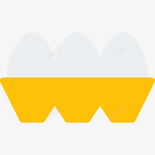 鸡蛋食物89平的图标svg_新图网 https://ixintu.com 平的 食物89 鸡蛋