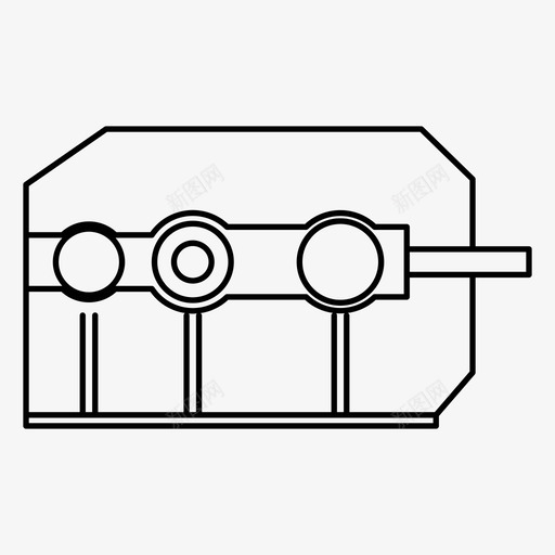 变速箱发动机减速器图标svg_新图网 https://ixintu.com 减速器 发动机 变速器 变速箱 扭矩