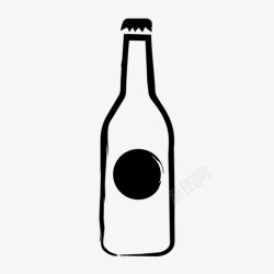 cerveza啤酒瓶cervezapolar图标高清图片
