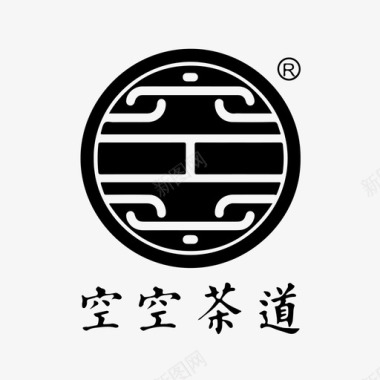 空空茶道logo透明图标