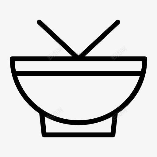 吃碗烹饪图标svg_新图网 https://ixintu.com 吃 烹饪 碗 酒店和餐厅3 食物