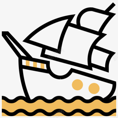 沉船海盗40黄影图标图标