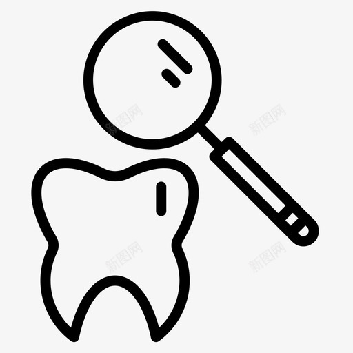 牙齿卫生15线性图标svg_新图网 https://ixintu.com 卫生15 牙齿 线性