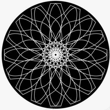 福沃抽象花朵图标图标