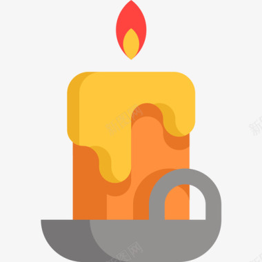 蜡烛感恩节28平的图标图标
