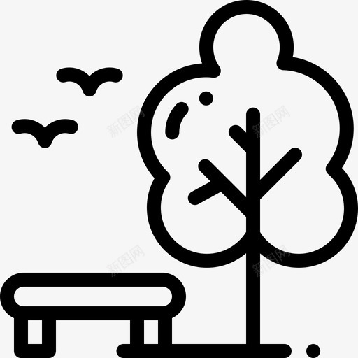 公园游乐场31直线图标svg_新图网 https://ixintu.com 公园 游乐场31 直线