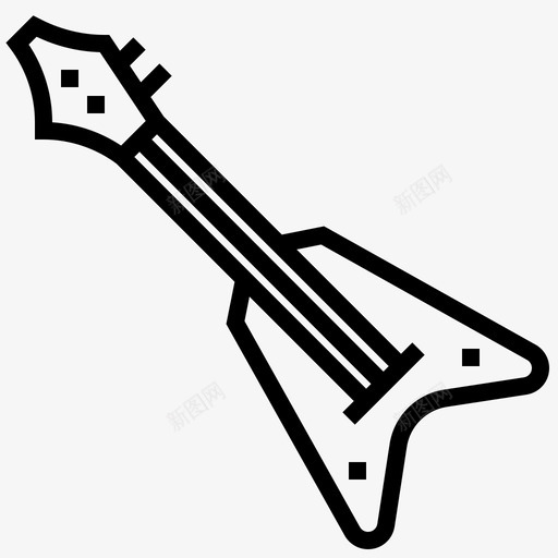低音低音吉他电图标svg_新图网 https://ixintu.com 低音 低音吉他 弦乐 摇滚乐 电 音乐