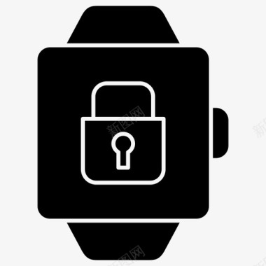 smartwatch安全锁定smartwatch隐私图标图标