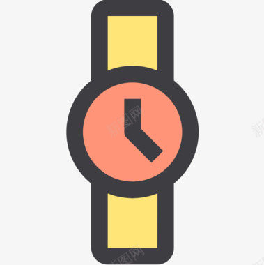 手表基本6线性颜色图标图标