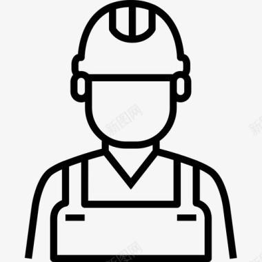 建筑工人职业3直系图标图标