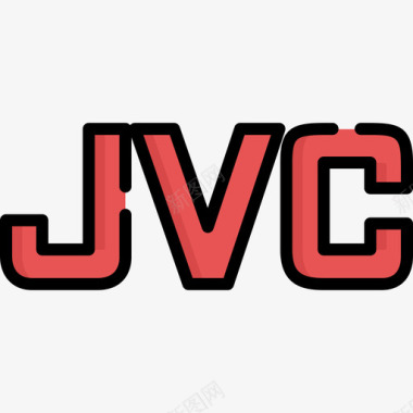Jvc技术标识线条颜色图标图标