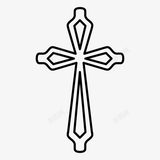 基督教十字架天主教基督教图标svg_新图网 https://ixintu.com 上帝 基督教 基督教十字架 天主教 神圣