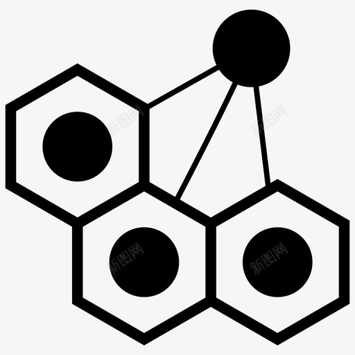 化学键氨基酸互连图标svg_新图网 https://ixintu.com 互连 分子键 化学键 氨基酸 网络 连接符号字形图标