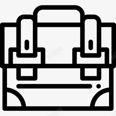 8号侦探公文包图标图标