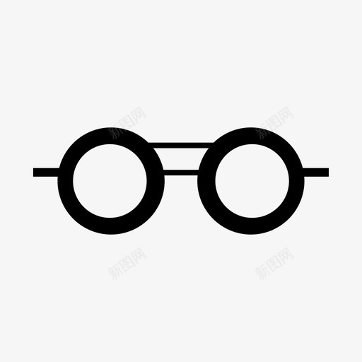 眼镜双眼镜视觉图标svg_新图网 https://ixintu.com 双眼镜 用户界面 眼镜 网页设计 视觉