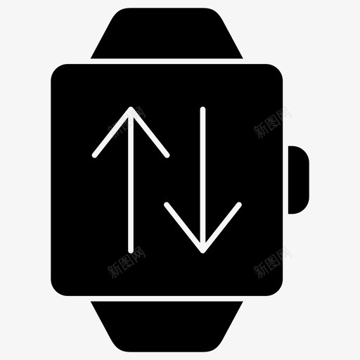 智能手表交换箭头数据图标svg_新图网 https://ixintu.com 传输 数据 智能手表交换 智能手表字形图标 箭头