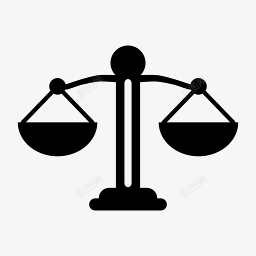 法律平衡正义法律尺度图标svg_新图网 https://ixintu.com 正义 法律尺度 法律平衡